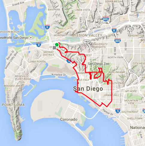 7 Bridge Walk San Diego Map - Map